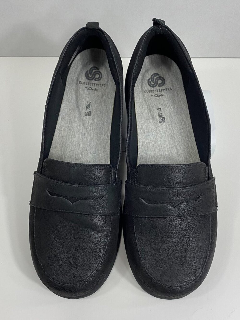 Clarks Women's Black Cloudsteppers Loafers SZ 11M